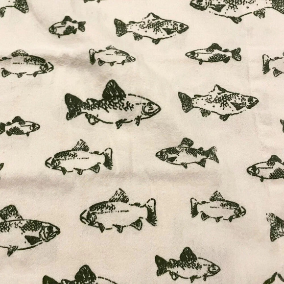 Eddie Bauer School of Fish Lot of 2 Pillow Cases 29.5 x 19  Inch - Picture 2 of 16